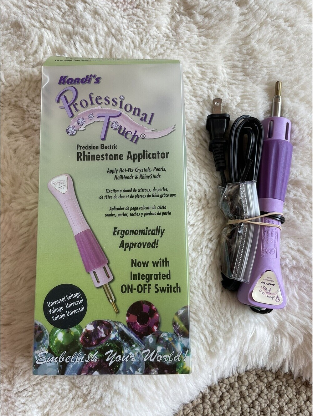 Kandi’s Professional Touch Precision Electric Rhinestone Applicator Tool
